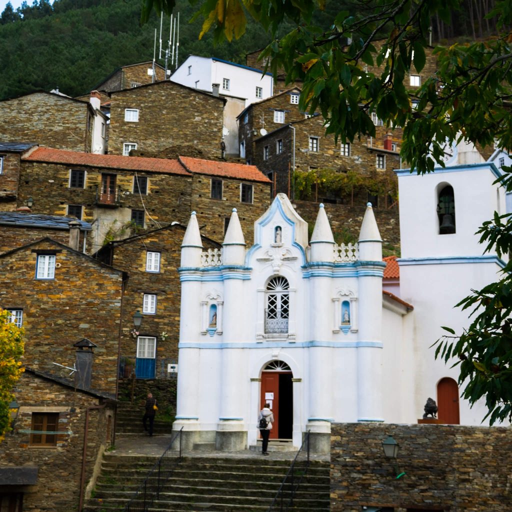 piodao-white-church-façade-schist-houses-portugal