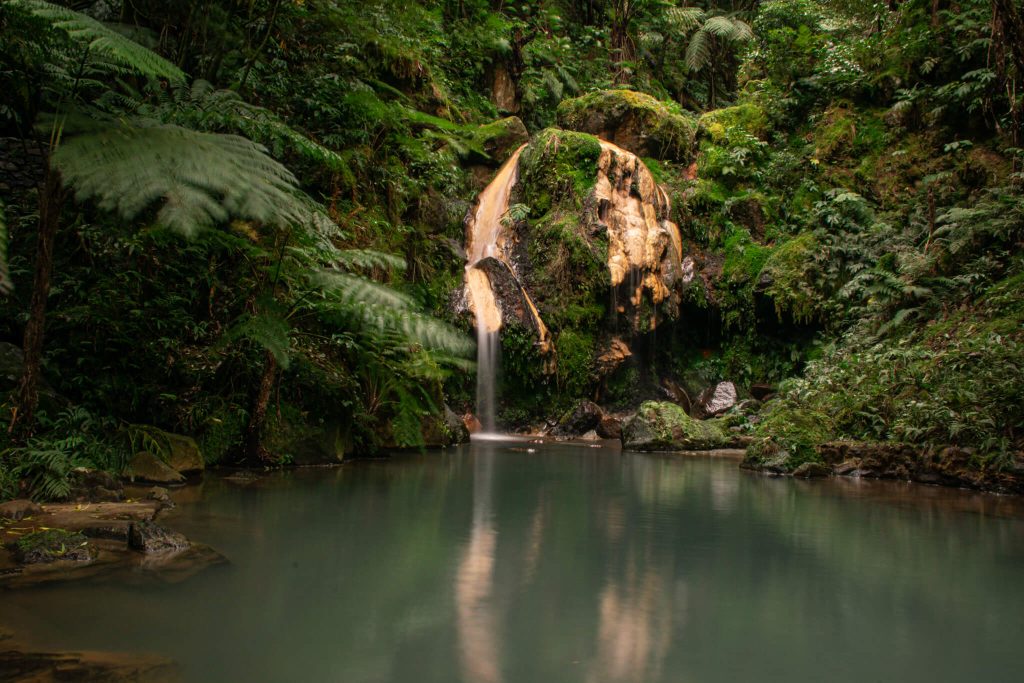 caldeira-velha-thermal-waterfall-forest-nature-sao-miguel-azores-portugal