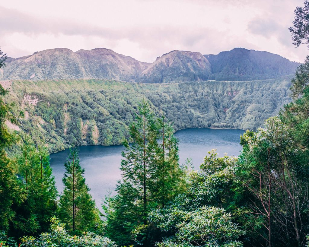sete-cidades-crater-lake-forest-framed-panorama-sao-miguel-azores-portugal